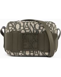 ARMANI EXCHANGE - Messenger Bag Monogram - Lyst