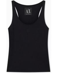ARMANI EXCHANGE - Fitted Tank Top - Lyst