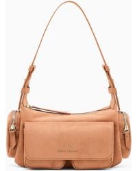 ARMANI EXCHANGE - Large Shoulder Bag With Side Pockets - Lyst