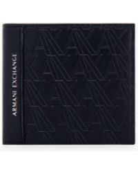 ARMANI EXCHANGE - Bifold Wallet With Coin Pocket - Lyst