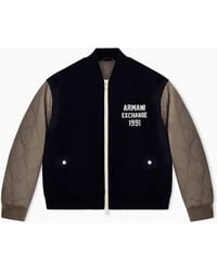 ARMANI EXCHANGE - Regular Fit Blouson Jacket - Lyst