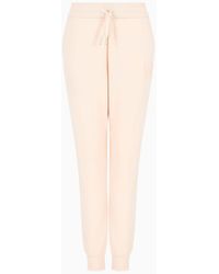 Armani Exchange - Jogger Trousers In Stretch Scuba - Lyst