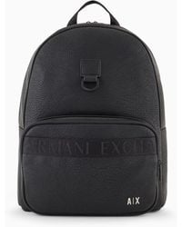 Armani Exchange - Backpack With Logo Detail - Lyst