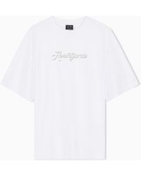 ARMANI EXCHANGE - Oversized Fit T-Shirt - Lyst