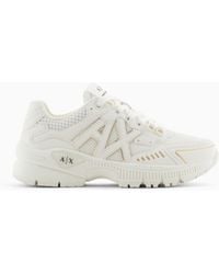 ARMANI EXCHANGE - Chunky Sneakers With Contrasting Inserts - Lyst