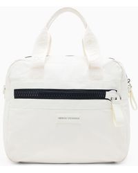 ARMANI EXCHANGE - Travel Bag With Contrasting Details - Lyst