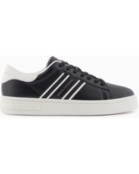 ARMANI EXCHANGE - Urban-Tech Sneakers With Webbing Details - Lyst