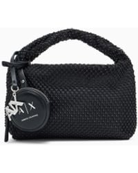 ARMANI EXCHANGE - Textured Mini Crossbody Bag - Lyst