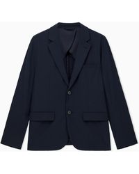 ARMANI EXCHANGE - Stretch Seersucker Jacket - Lyst