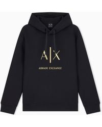 ARMANI EXCHANGE - Sweatshirt Bonded Stretch Cotton - Lyst