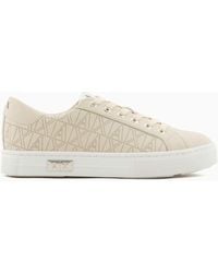 Armani Exchange - Sneakers In Coated Fabric - Lyst