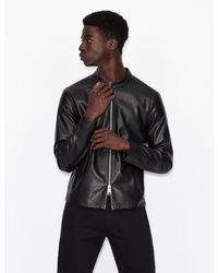 Giacche di pelle Armani Exchange da uomo - Fino al 17% di sconto | Lyst