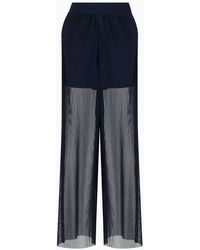 Armani Exchange - Fashion Trousers - Lyst
