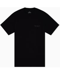ARMANI EXCHANGE - T-Shirt Coupe Régulière Avec Logo - Lyst