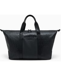 ARMANI EXCHANGE - Duffle Bag With Coated Exterior - Lyst