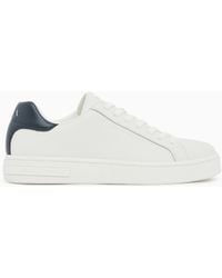 ARMANI EXCHANGE - Sneakers Split Leather With Cotton Lining - Lyst
