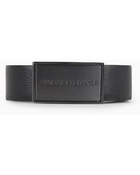 Armani Exchange - Faux Leather Belt - Lyst
