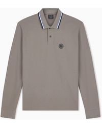 ARMANI EXCHANGE - Regular Fit Polo Shirt - Lyst