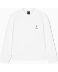 ARMANI EXCHANGE - Crewneck Sweatshirt With Logo - Lyst