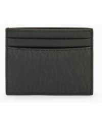 Armani Exchange - Card Holder With All-over Lettering - Lyst