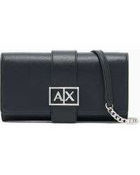 ARMANI EXCHANGE - Wallet On Chain With Asv Logo - Lyst
