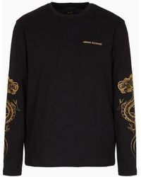 Armani Exchange - Lunar New Year Long Sleeve T-shirt - Lyst