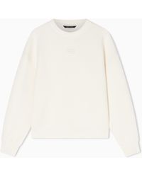 ARMANI EXCHANGE - Scuba Stretch Crew Neck Sweatshirt - Lyst