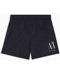 Armani Exchange - Beachwear Boxers - Lyst