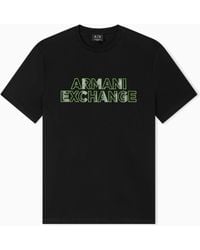 ARMANI EXCHANGE - Slim Fit Cotton T-Shirt - Lyst