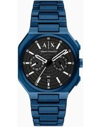 ARMANI EXCHANGE - X Bass Dual-Time Watch - Lyst