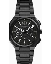 ARMANI EXCHANGE - X Bass Dual-Time Watch - Lyst