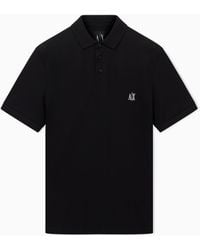 ARMANI EXCHANGE - Regular Fit Polo Shirt Icon - Lyst