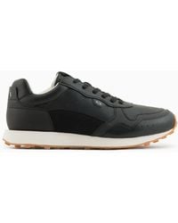 Armani Exchange - Sneakers With Tone-on-tone Inserts - Lyst
