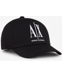 Armani Exchange Icon Logo Baseball Cap - Black
