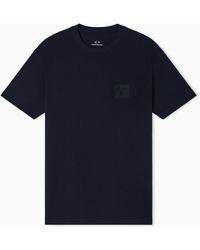 ARMANI EXCHANGE - Regular Fit T-Shirt With Patch - Lyst