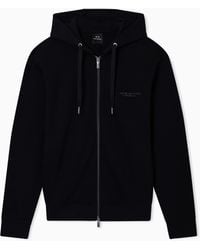 ARMANI EXCHANGE - Basic-Hoodie Mit Reißverschluss - Lyst