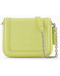 Armani Exchange - Mini Wallet With Chain - Lyst