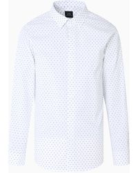 ARMANI EXCHANGE - Camicia Regular Fit - Lyst