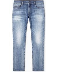 ARMANI EXCHANGE - Super Skinny Jeans Wash Stretch Denim - Lyst