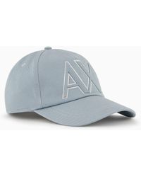 Armani Exchange - Cappello Con Visiera Con Maxi Logo - Lyst