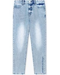 ARMANI EXCHANGE - Boyfriend Fit 5-Pocket Pants Rigid Cotton Denim - Lyst