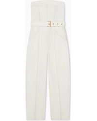 ARMANI EXCHANGE - Latzhose Aus Festem Denim - Lyst