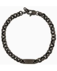 ARMANI EXCHANGE - Stainless Steel Chain Bracelet - Lyst