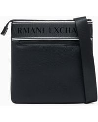 ARMANI EXCHANGE - Flat Crossbody Messenger Bag - Lyst