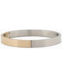ARMANI EXCHANGE - Stainless Steel Bangle Bracelet - Lyst