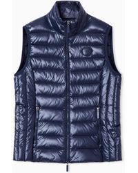 ARMANI EXCHANGE - Sleeveless Padded Down Jacket - Lyst