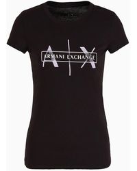 Armani Exchange - Camisetas De Corte Entallado - Lyst