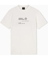 ARMANI EXCHANGE - Classic Cotton Jersey Regular Fit T-Shirt - Lyst