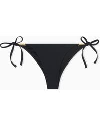 ARMANI EXCHANGE - Low-Rise Bikini Bottoms - Lyst