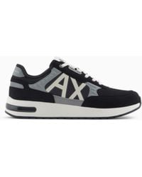 ARMANI EXCHANGE - Sneaker Mit Hoher Sohle Und Logo - Lyst